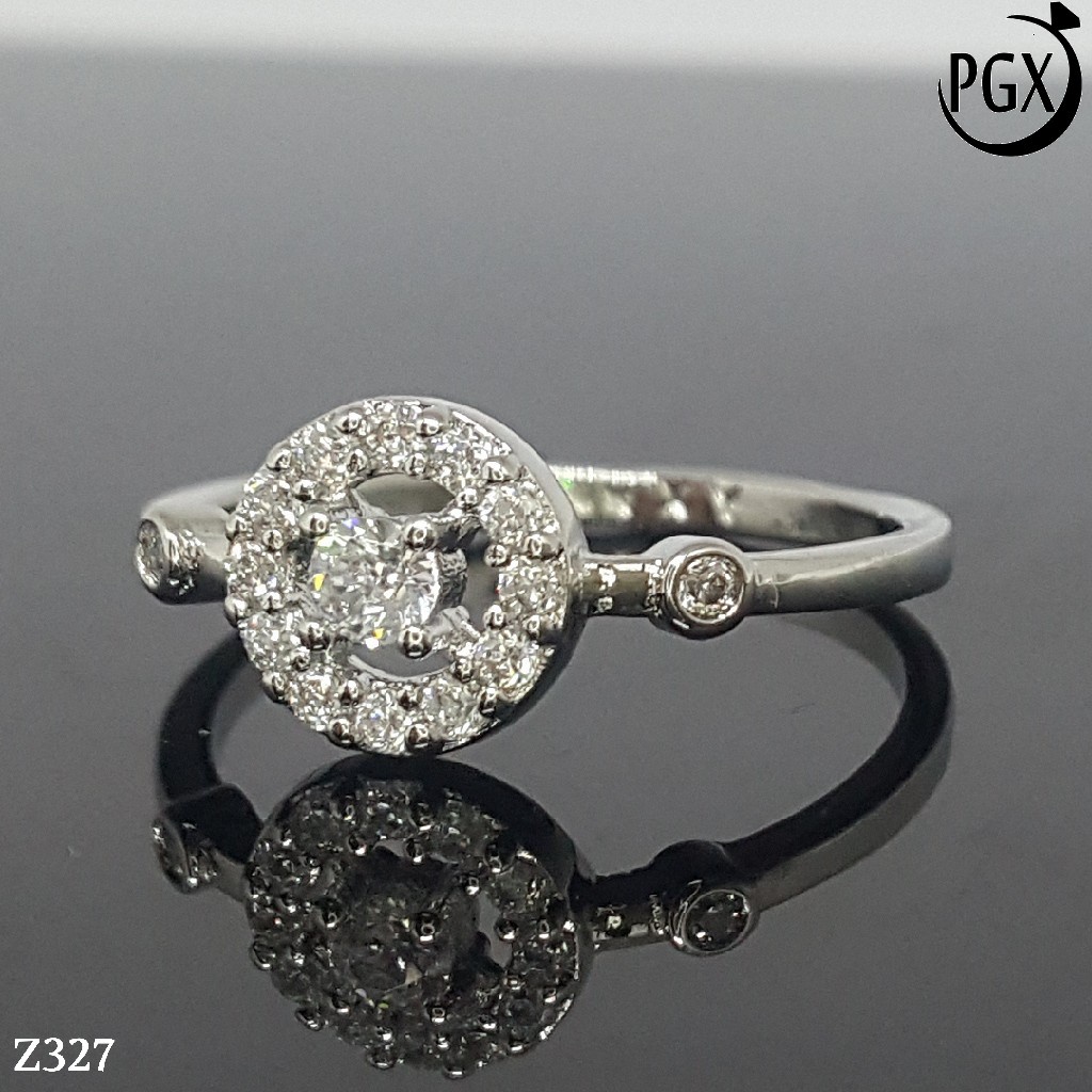 PGX Cincin Xuping Wanita Perhiasan Lapis Emas Aksesoris Fashion Premium - Z327