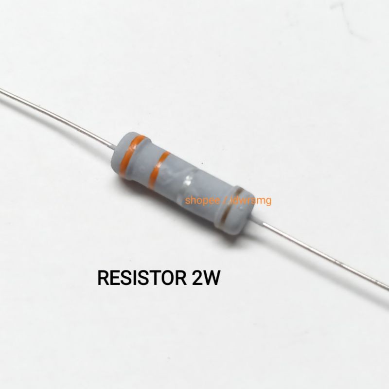 R resistor 2w 2Watt 0.33R 0,33 Ohm 0,33 R 0.33ohm 2 watt toleransi 5% 0,33 r