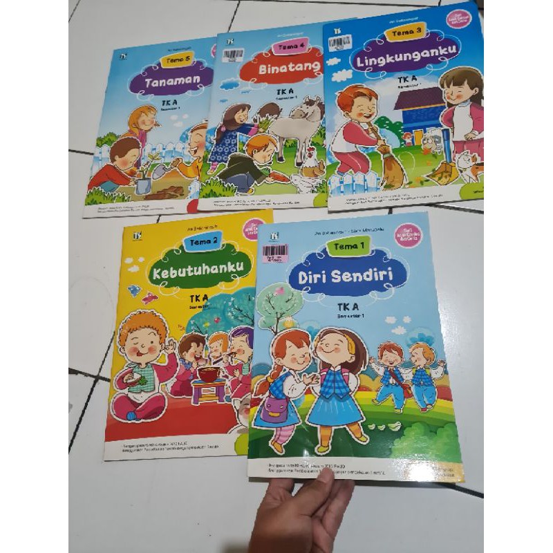 buku TK A dan TK b