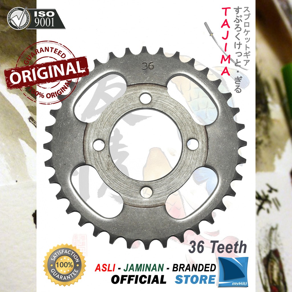 Gigi Tarik 28T ~ 39T HONDA Supra, Supra Fit Lama Gir Belakang - Rear Sprocket Gear TAJIMA