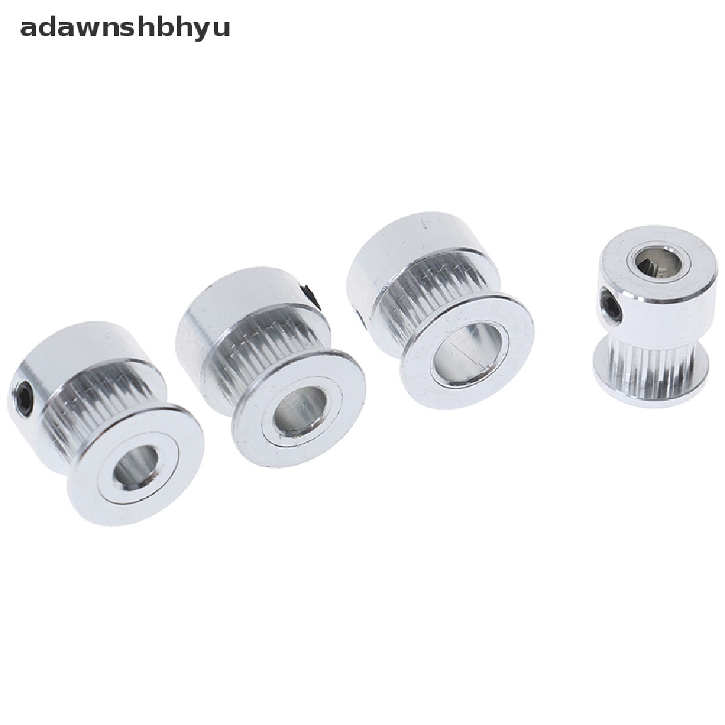 Adawnshbhyu 2Pcs 16T /20T GT2 Timing Pulley 5/6.35 /8mm Bore Untuk Belt Reprap 3D Printer Ppart