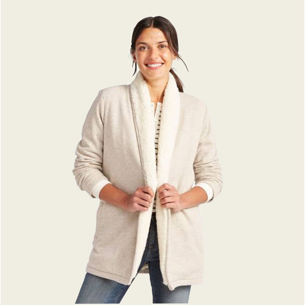 1465005 THC Lined Fleece Sherpa Cardigan