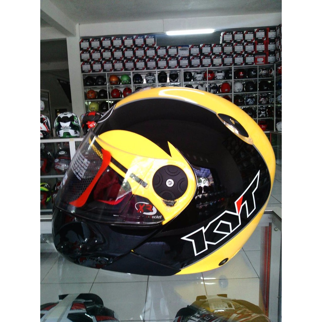 helm kyt x-rocket retro motif