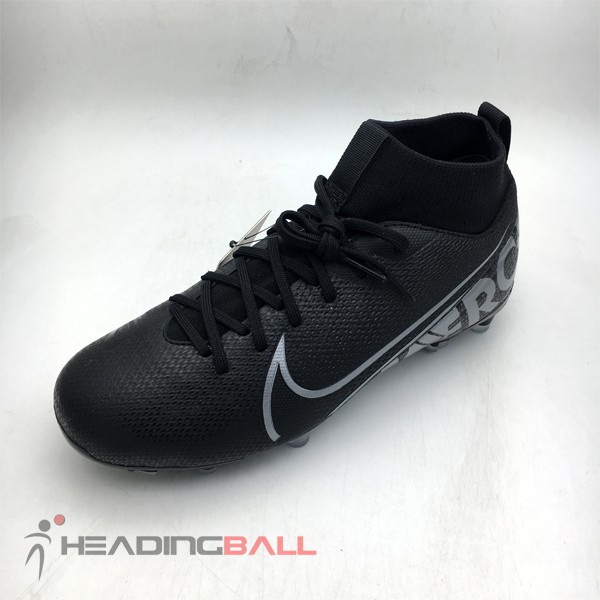Sepatu Bola Anak Nike Original JR Superfly 7 Academy FG MG Black AT8120-001