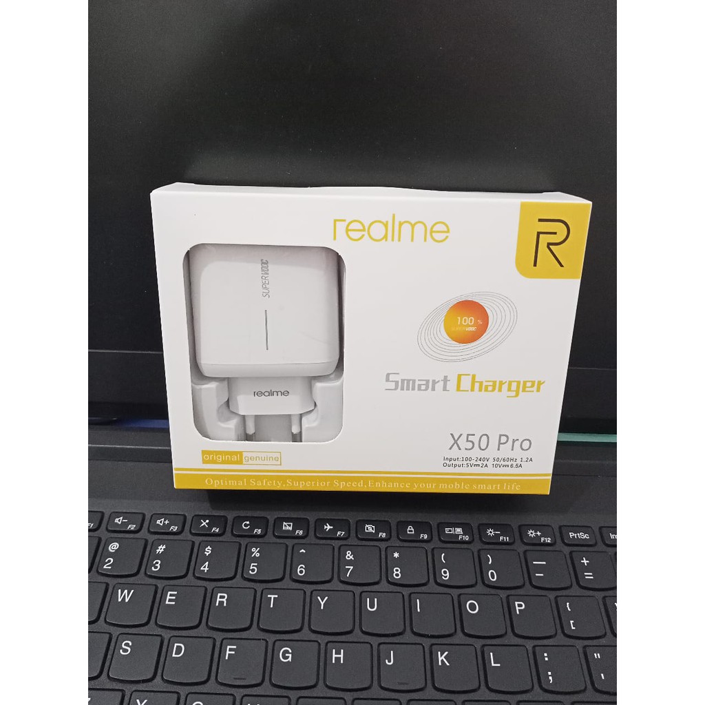 Charger Realme Smart Charger Super Vooc X50Pro 65W Original  Micro dan Type C X3/X6/X2Pro