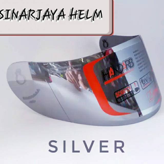 Kaca helm flat- visor pnp kyt rc,7 kyt r10. Kyt k2r. IRIDIUM SILVER, BENING Murah