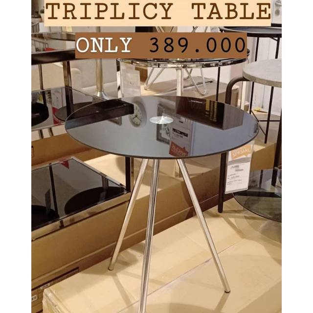 Triplicy Table Meja Tamu Informa  Murah Shopee Indonesia