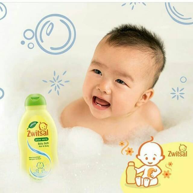 Zwitsal Baby Bath 2 in 1 Hair&amp;Body 100ml Dan Sampo 100ml