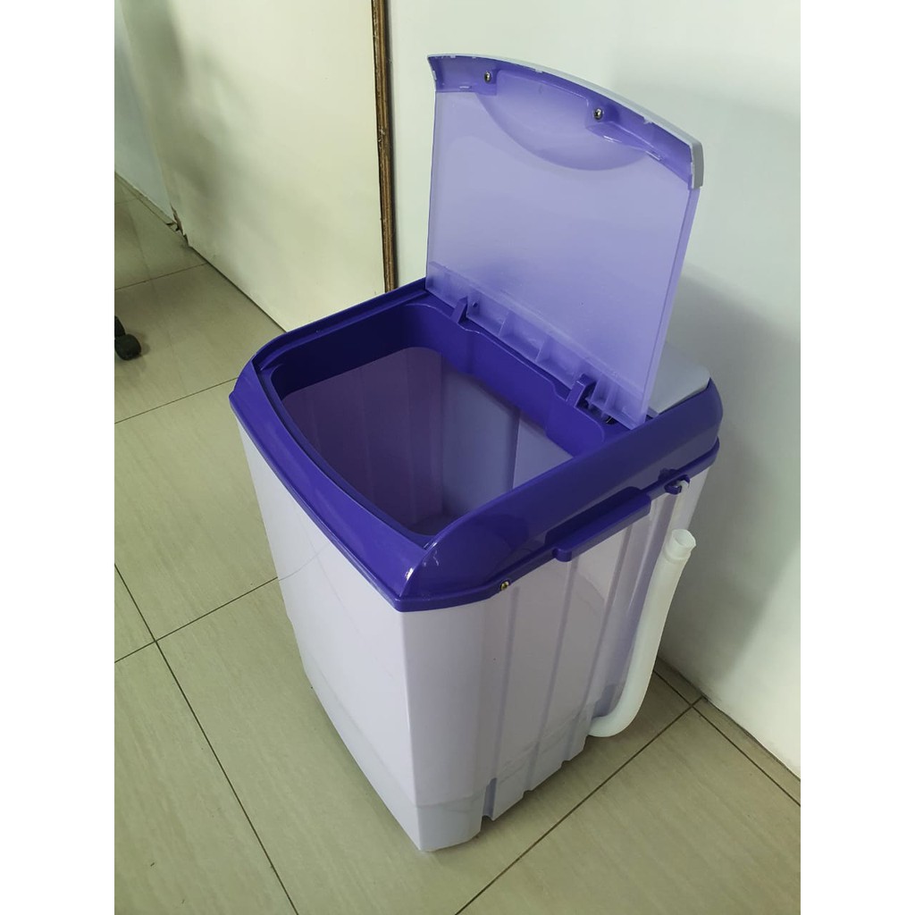 MESIN CUCI portable mini 4.5 KG SAGA SWM 01  air 25L pengering 200 W blueray steril timer 1 tabung