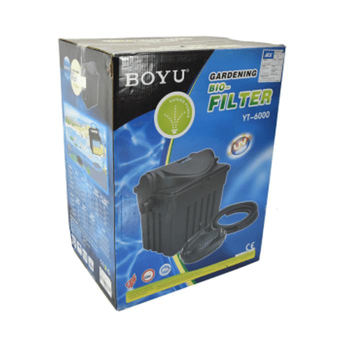 Promo Boyu Gardening Bio Filter/ Set Filter Kolam Ikan Yt-6000 + Uv Lights