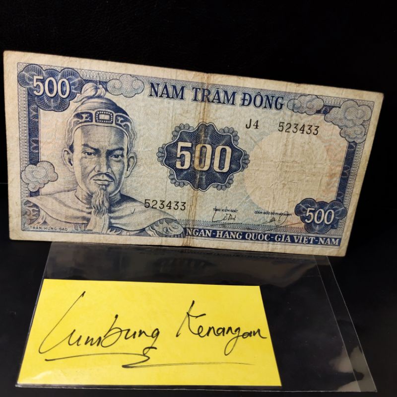 uang asing Vietnam 500 Dong 1966 UA2LK