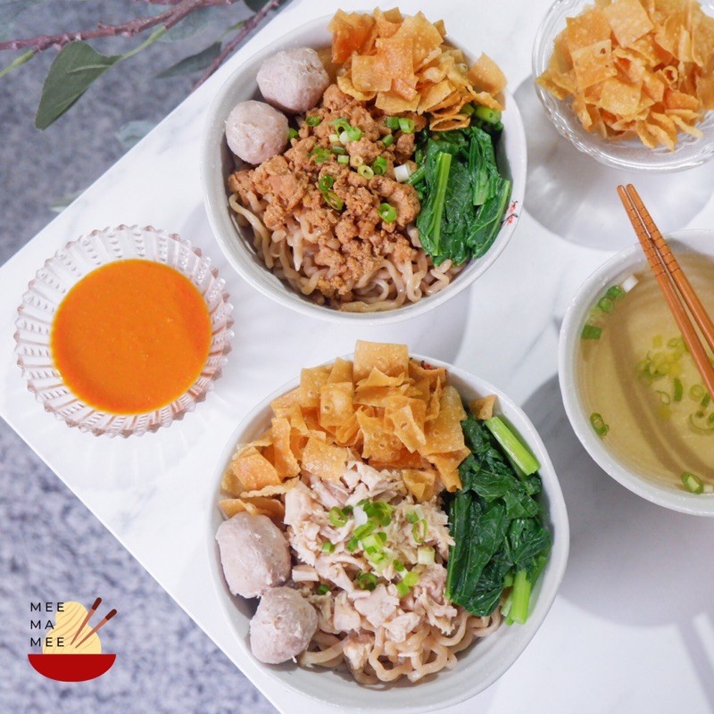 

BAKMI KARET AYAM BAKSO SPECIAL MEEMAMEE (FROZEN ISI 2) HALAL