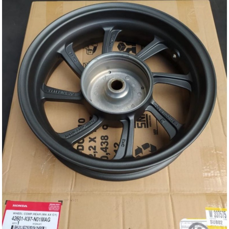 Velg Pelek belakang PCX 150 2017 2021ori ahm