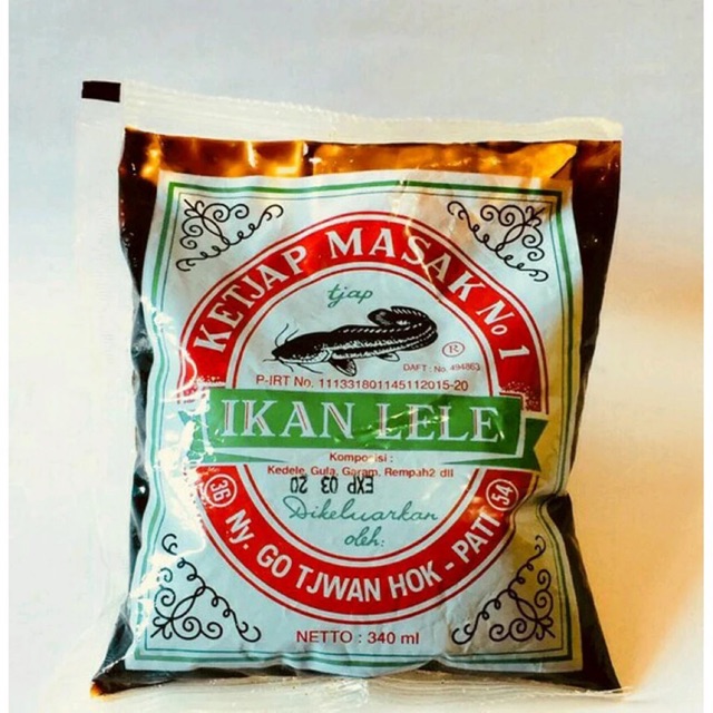 

Kecap lele khas pati (cap ikan lele)