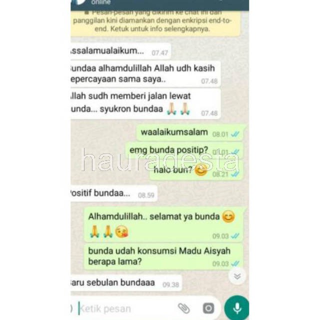 MADU AISYAH / penyubur kandungan / promil / cara cepat hamil / nutrisi ibu hamil