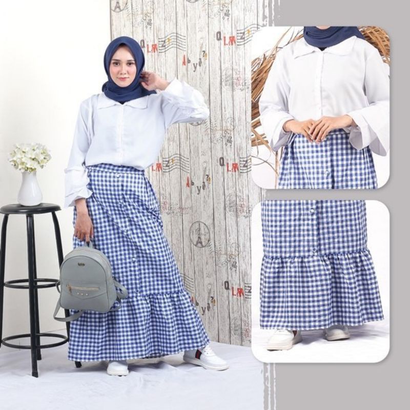 Baju Setelan Wanita Dewasa Formal Kasual Baju Celana 1 Set Busana Atasan Cewek