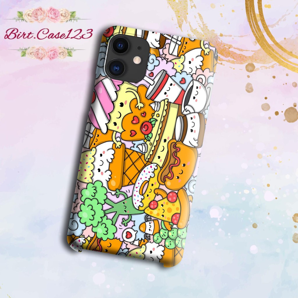 Hardcase DRAWING FOOD Oppo A3s A1k A5 A9 2020 A7 F9 A5s A31 A52 A92 A37 A53 A83 F1s F11 Pro BC837