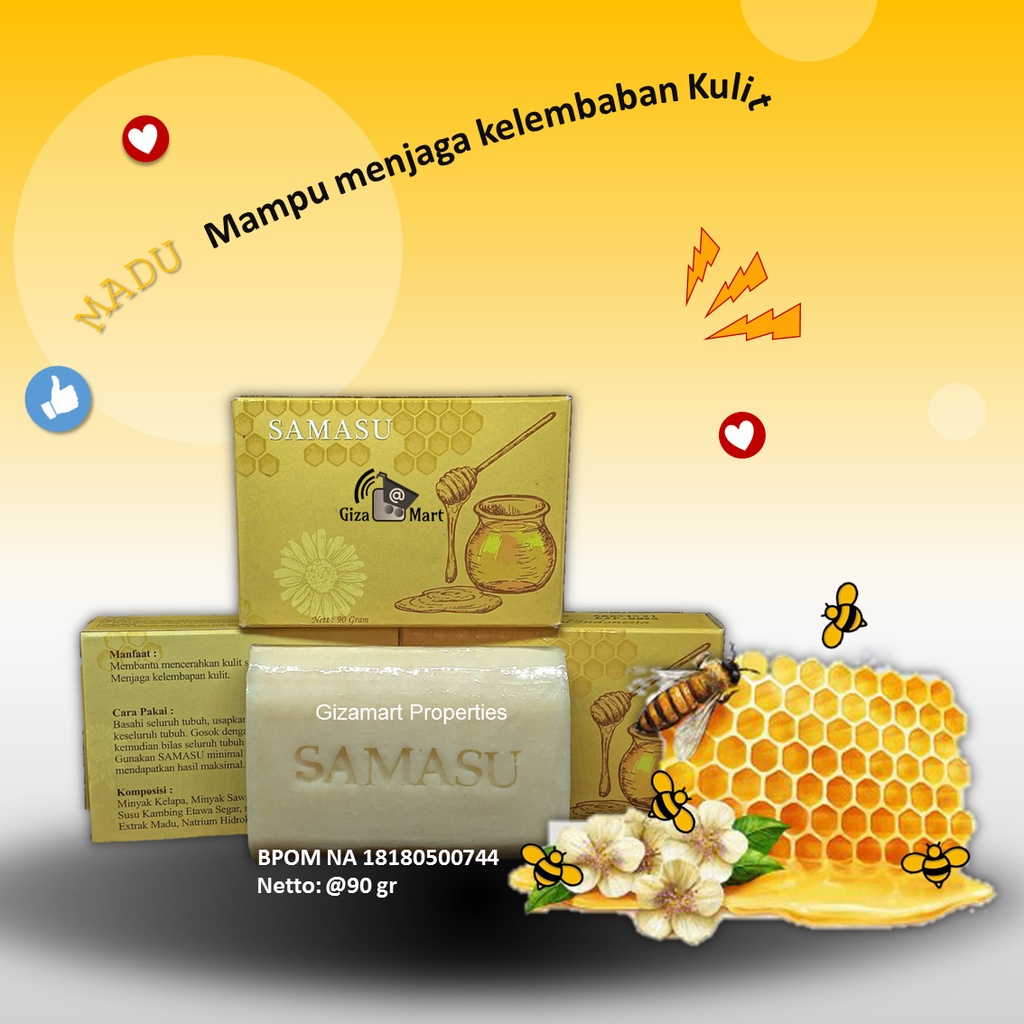 (COD) Sabun SAMASU Penghilang Jerawat dan Menghilangkan Bekas Jerawat, Sabun Mencerahkan Kulit