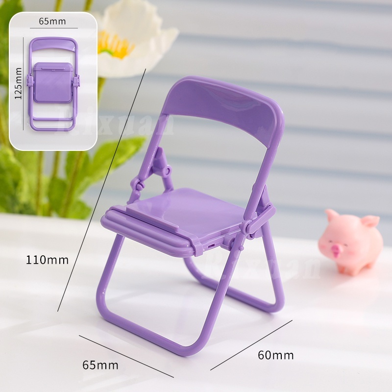 Stand Holder Smartphone Bentuk Kursi Lipat Portable