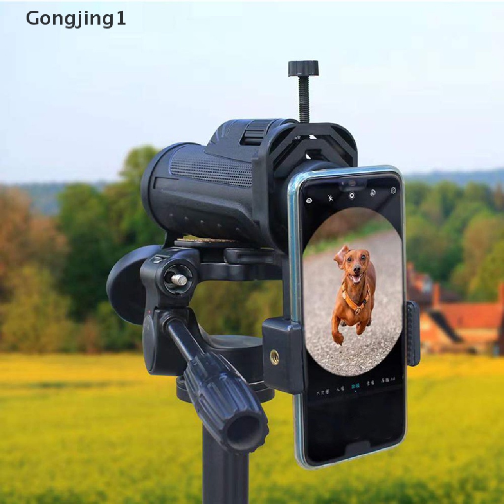 Gongjing1 Adapter Mount Teleskop Monokuler Universal Bahan Plastik Untuk Smartphone