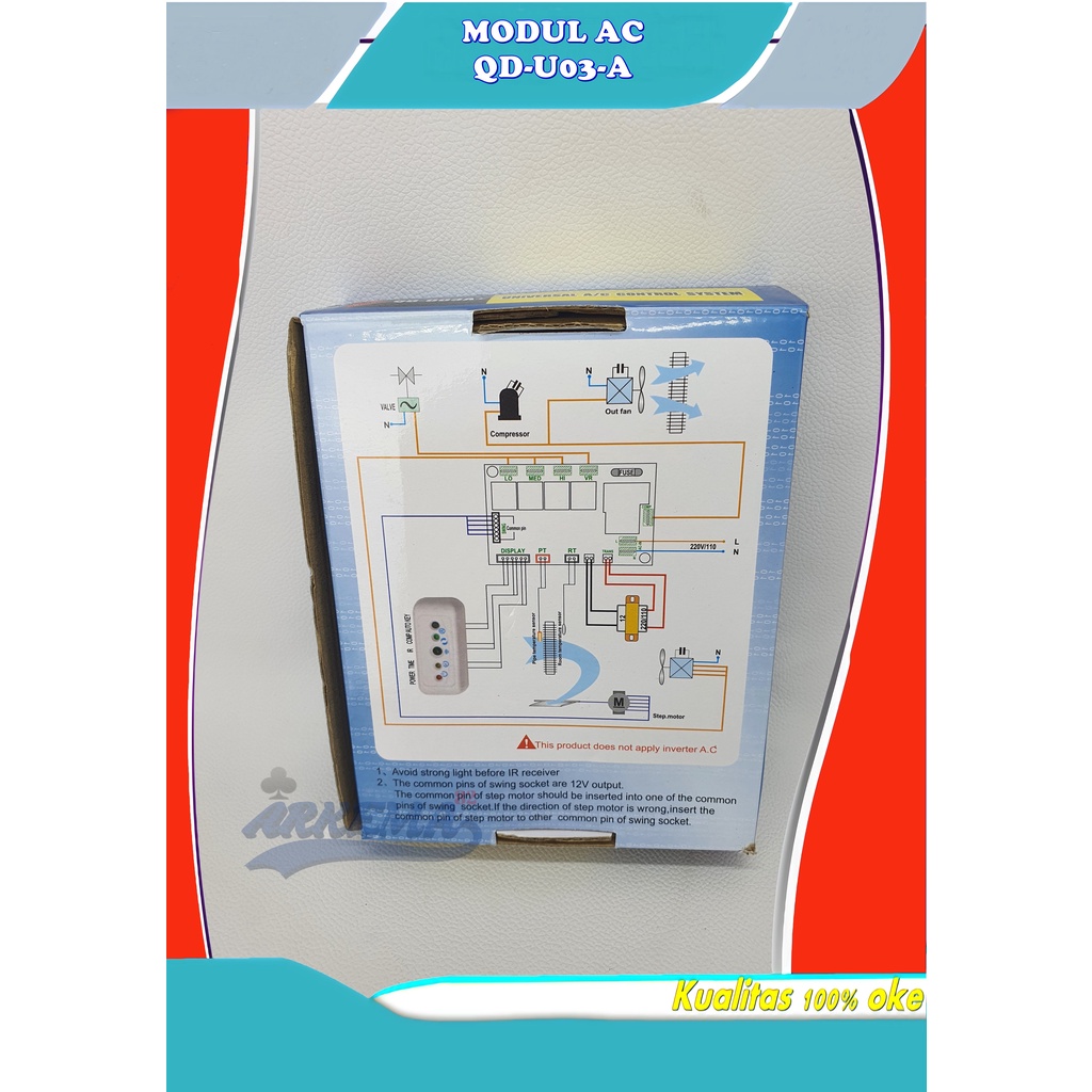 MODUL AC UNIVERSAL TYPE PCB QD-U03A+ | AC CONTROL SYSTEM | MODUL AC + PCB SET | MODUL AC MULTI