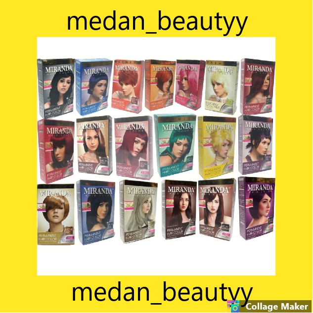 cat rambut miranda - miranda hair color - hair coloured miranda - cat rambut miranda