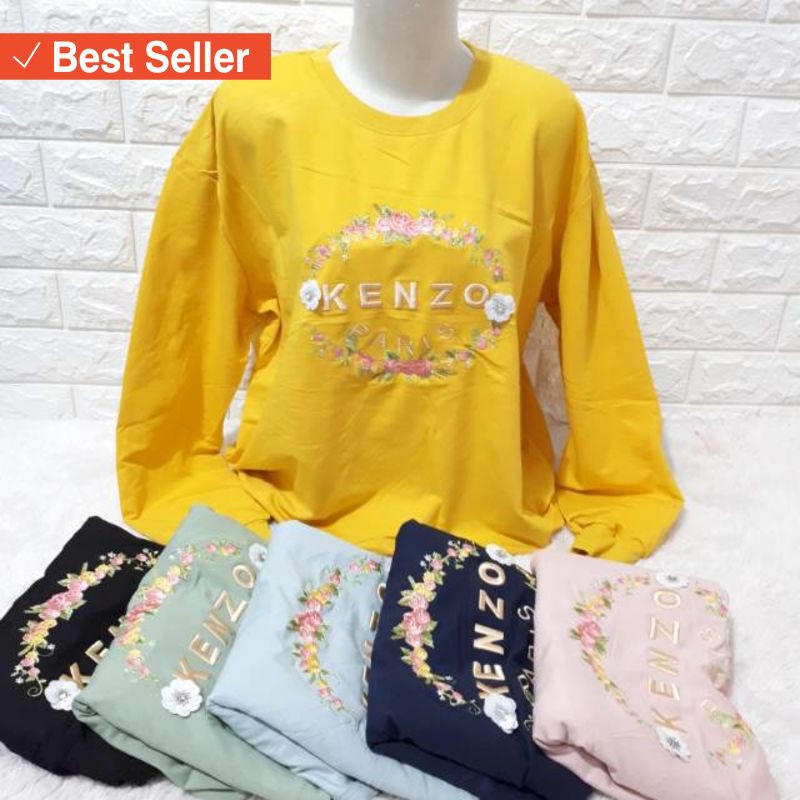 KAOS WANITA SEXY SHIRT SIZE XS S M L XL XXL / M & F Kaos Lengan Panjang Import Size 3XL Bordir