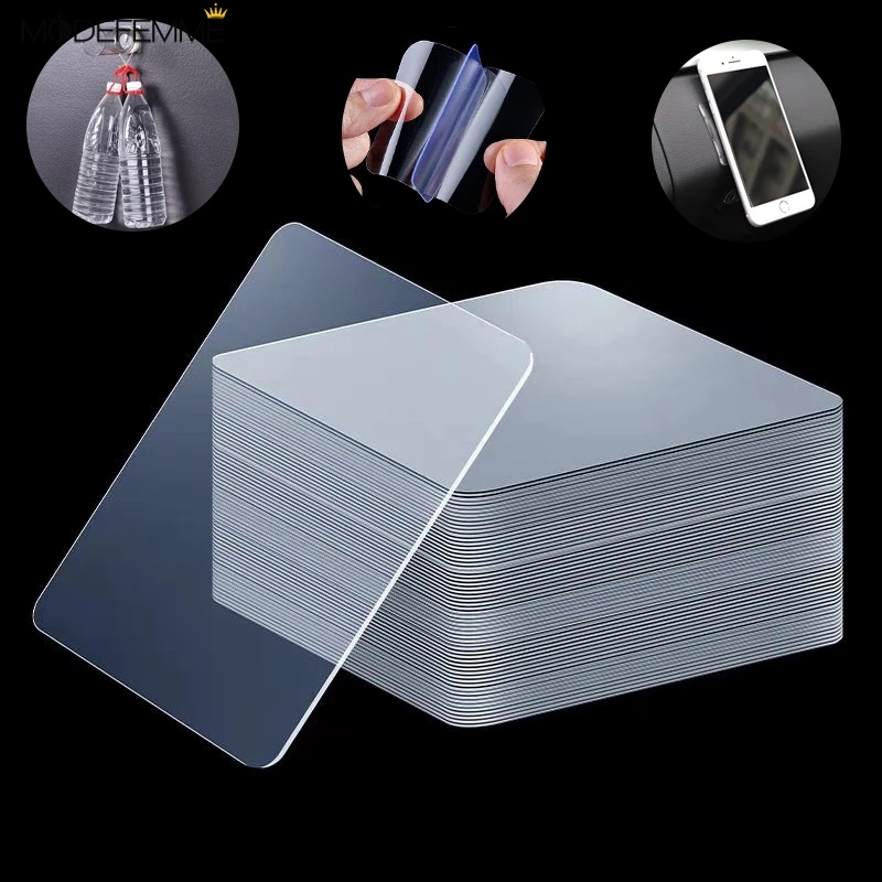 Double Tape Nano PVC Transparan Multifungsi Anti Air Reusable
