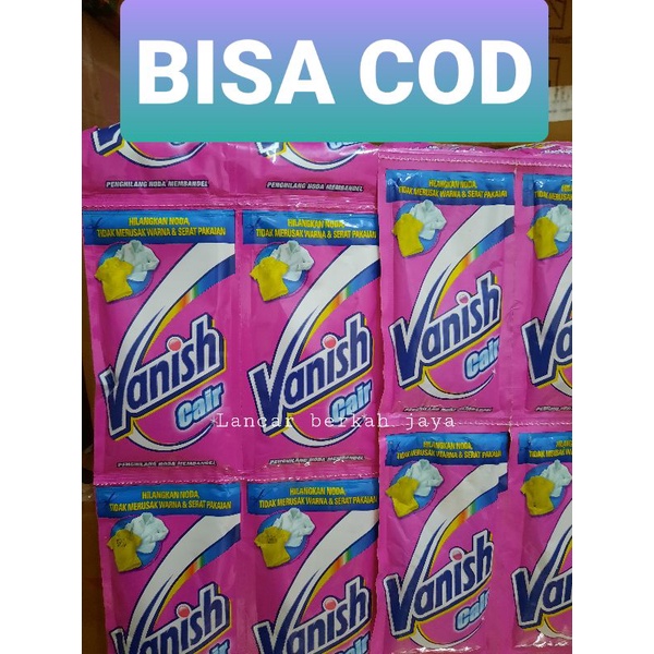 Vanish Cair Sachet 60ml/Vanish penghilang noda