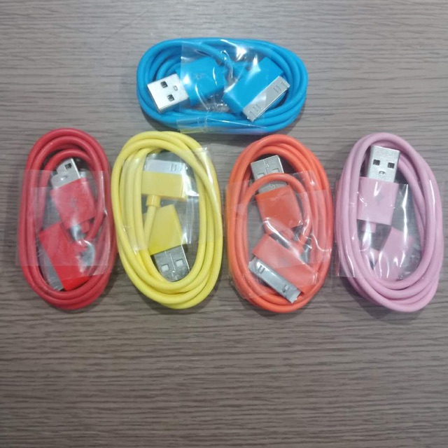 Kabel Data Charger Iph 4 Warna Random