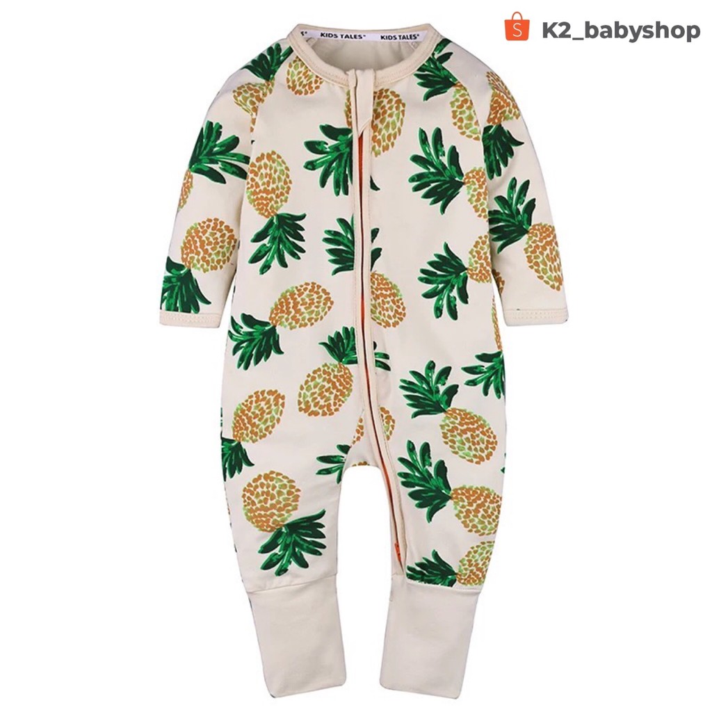 BABY K2 - BABY LONG ZIPPYSUIT MOTIF NENAS KODE 00007