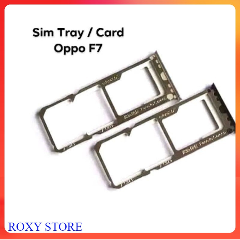 Simtray Slot Sim Card Oppo F7 F7 Pro