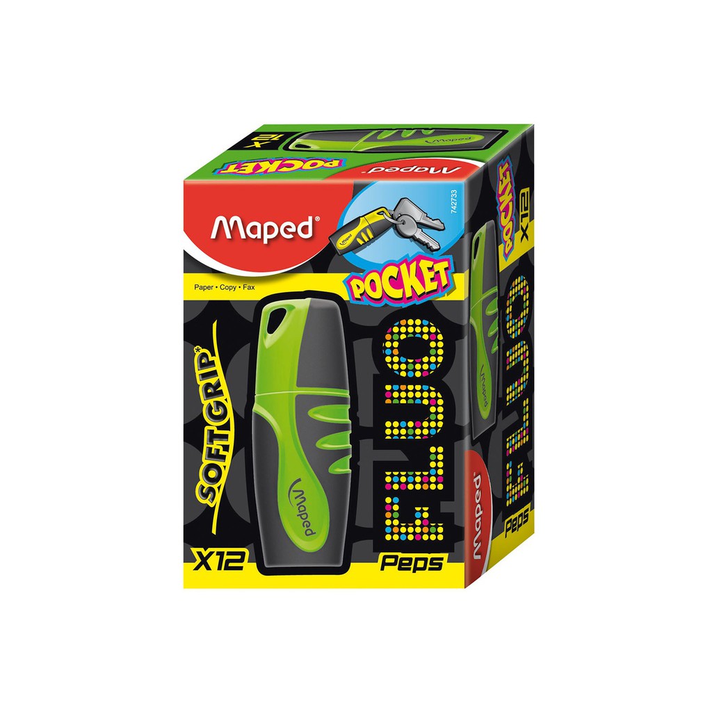 

Fluo Peps Pocket Green - Display