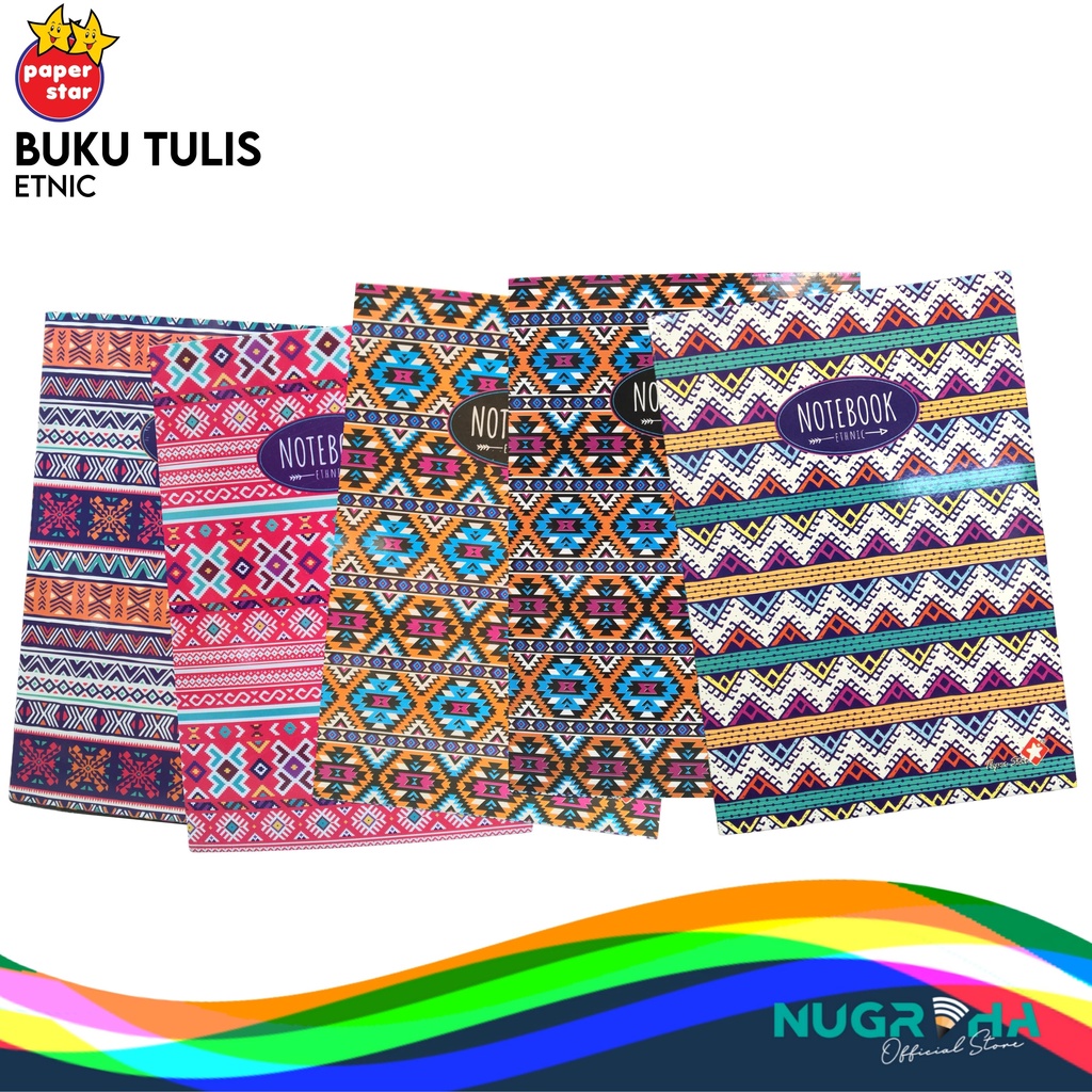 

BUKU TULIS BOXY 42 LEMBAR PAPERSTAR – ETNIC