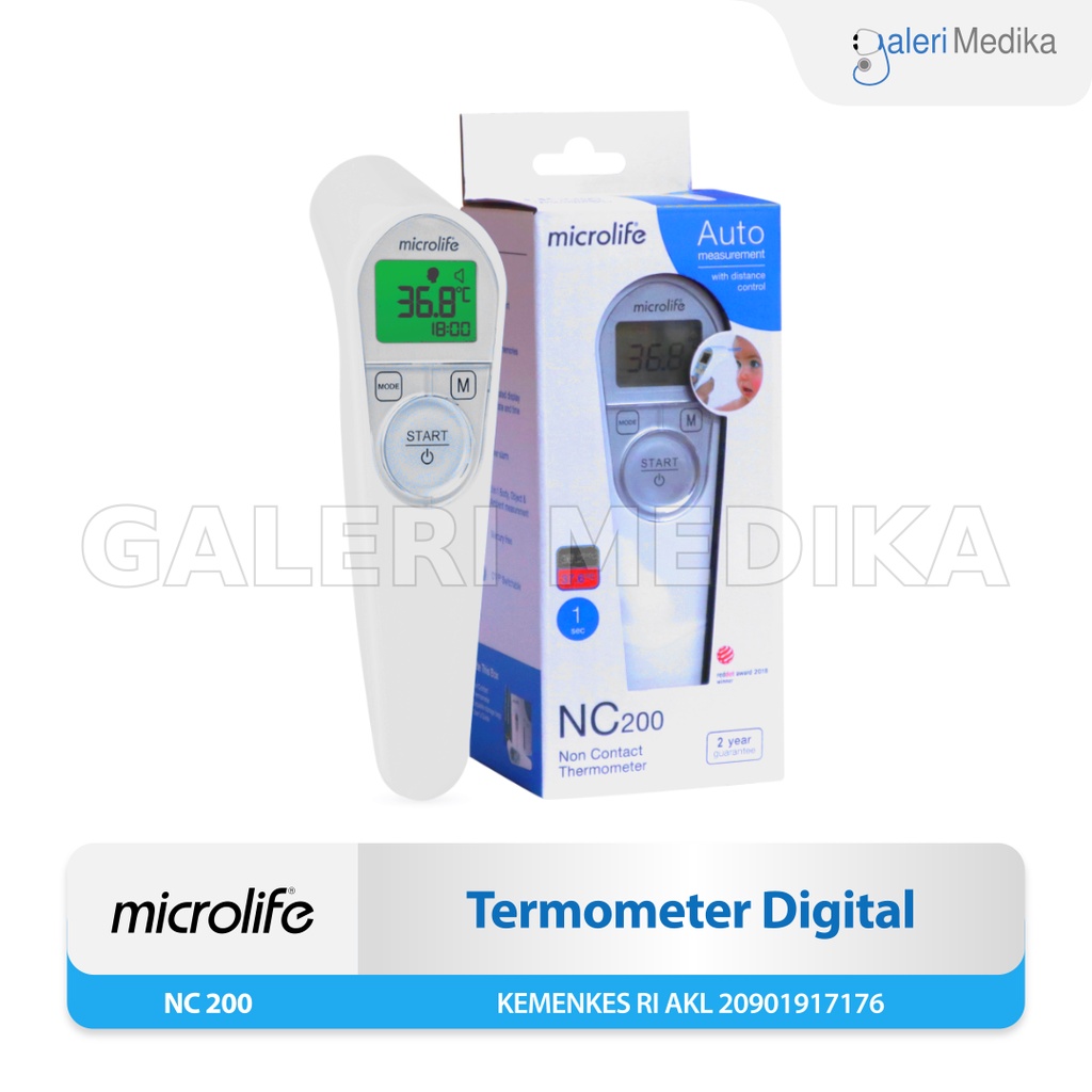 Microlife NC 200 Termometer Non Kontak Multifungsi