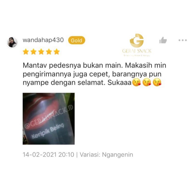 Keripik Beling Manda Daun Jeruk Khas Bandung 120gr