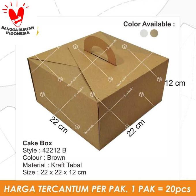 

Buruan Serbu] 42212 Brown | Packaging, Dus Kue, Box Kue, Gift Box - Cokelat