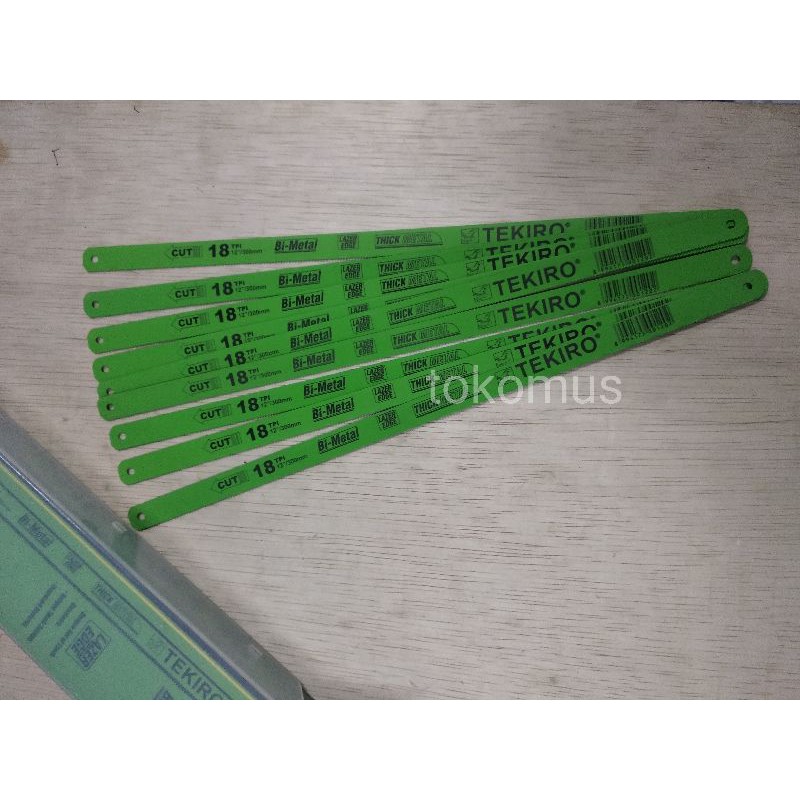 MATA GERGAJI BESI 12 INCI 18 TPI /HAND SAW BLADE TEKIRO