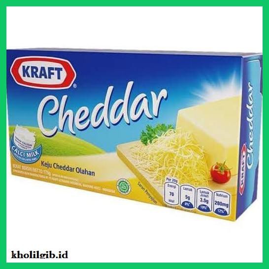 

Ujekujek- Kraft Cheddar Chesse Keju Cheddar Olahan 165Gram -Original.