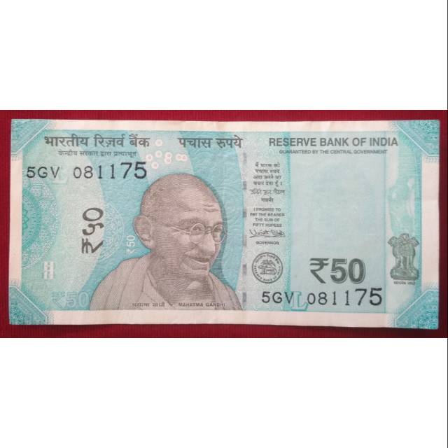 UANG INDIA 5O RUPEES