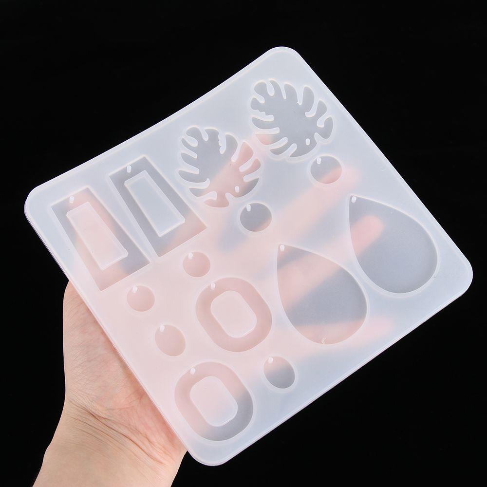 Nanas 1/3PCS Anting Cetakan Resin Handmade Resin Kerajinan Kristal Silicone Mold