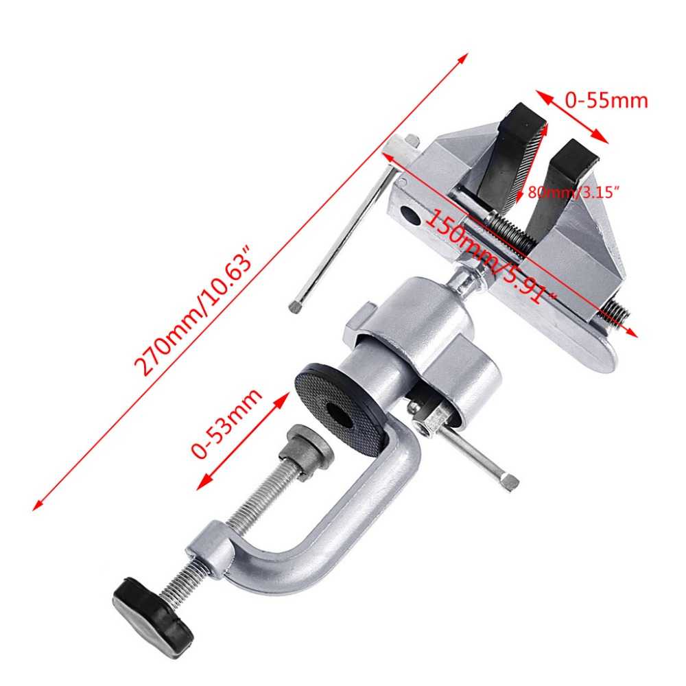 YTC Mini Clamp Meja Catok Vise Table Kerajinan Seni Perhiasan