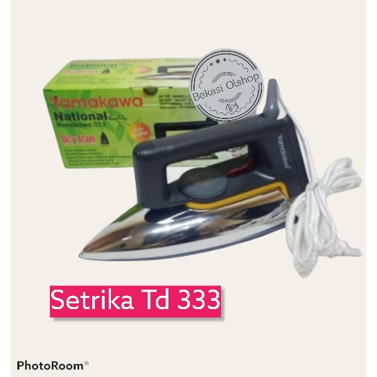 Setrika TD 333 Dry Iron TD 333 Gosokan Baju