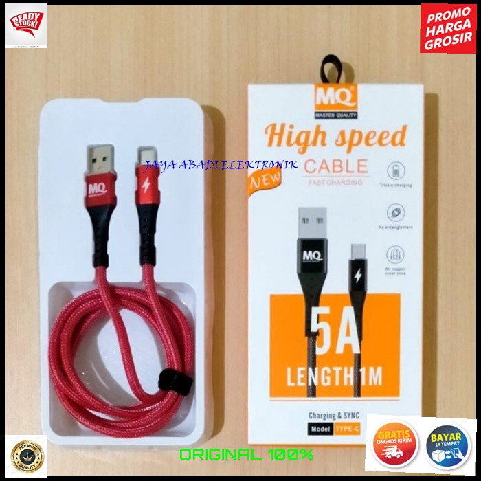 J369 KABEL DATA 5A USB TYPE C TIPE SUPER FAST CHARGING METAL CABLE CHARGER CHARGE KUALITAS PREMIUM VOOC FLASH CAS CASAN GADGET UNIVERSAL MULTI FASTER HP HANDPHONE MQ BESI KHUALITAS PREMIUM SUPER PANJANG 1 METER COCOK UNTUK SEMUA MEREK HP