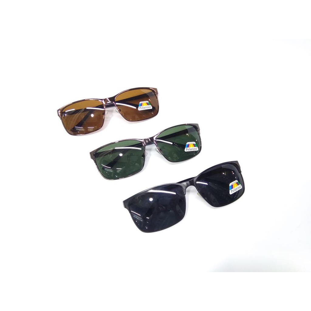 polarized kacamata hitam cowok