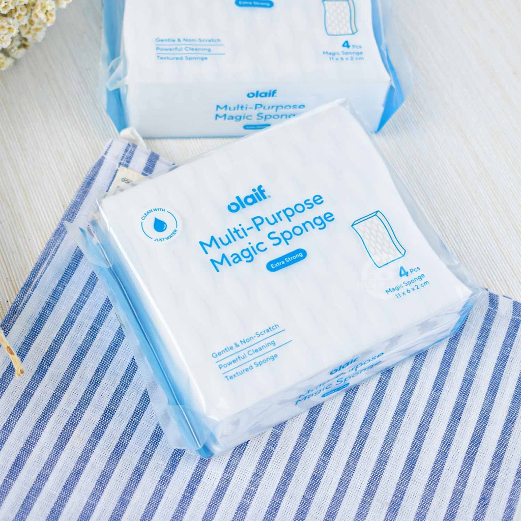 Olaif Multi Purpose Magic Sponge 4 Pcs