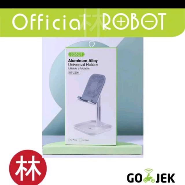 Holder hp robot RT-US04 liftable &amp; foldable aluminium alloy universal holder PHONE STAND