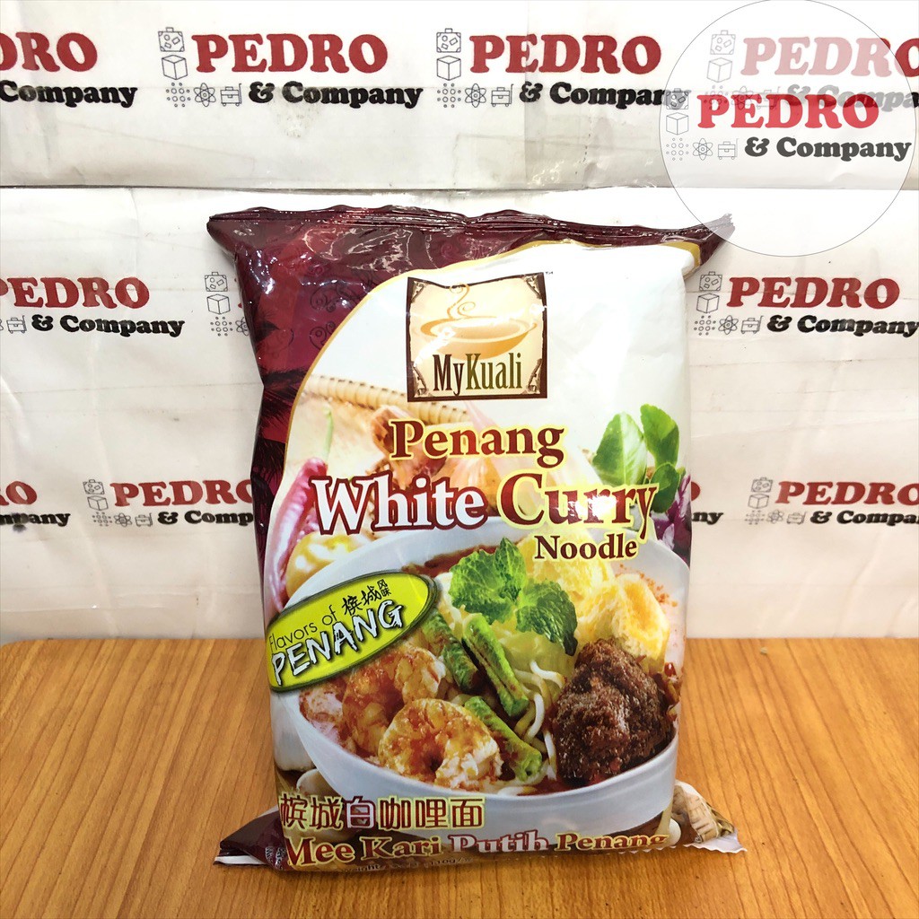 

Mykuali penang white curry noodle 110 gram - instant noodle mie instan