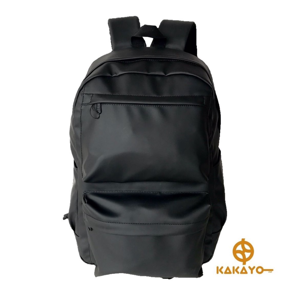 KAKAYO BAG/ Tas punggung pria dan wanita/backpack /ransel yg di buat dari PU leather bisa untuk sekolah.kantor.dan harian /dijamin original dan pasti bisa COD