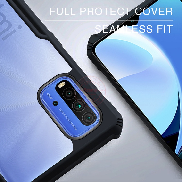 Case XIAOMI REDMI 9T 2021 Armor Fusion Shockproof Transparent Premium Casing